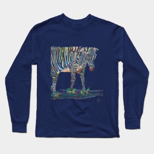 Zebras on the Wild side Long Sleeve T-Shirt